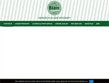 Tablet Screenshot of fleischerei-bien.de